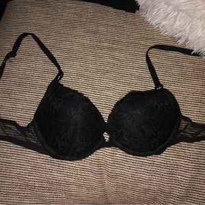 All black victoria secret lace bra 32 b